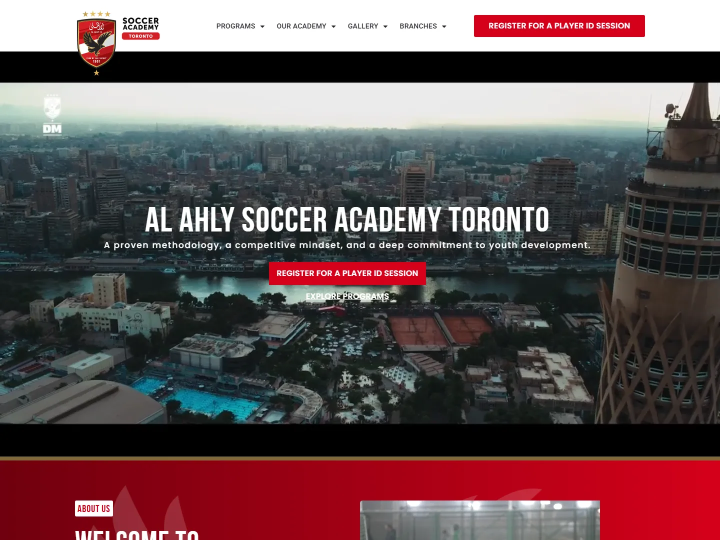 Al Ahly Soccer Academy Canada screenshot