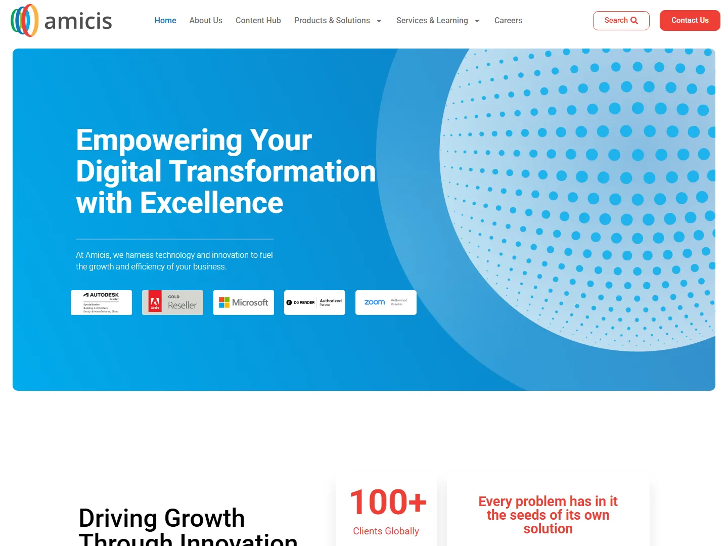 Amicis Holdings screenshot