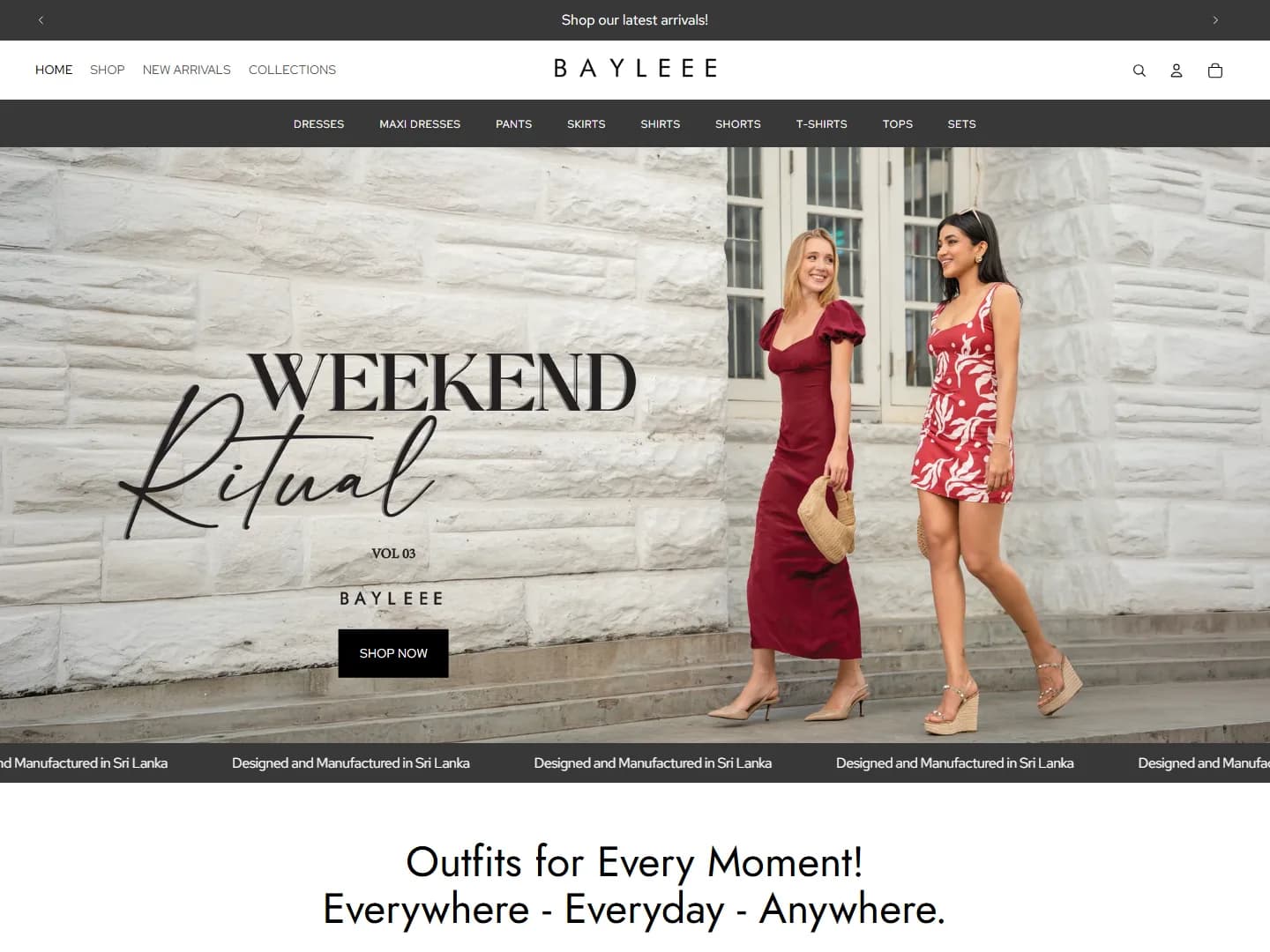 Bayleee Online Store screenshot