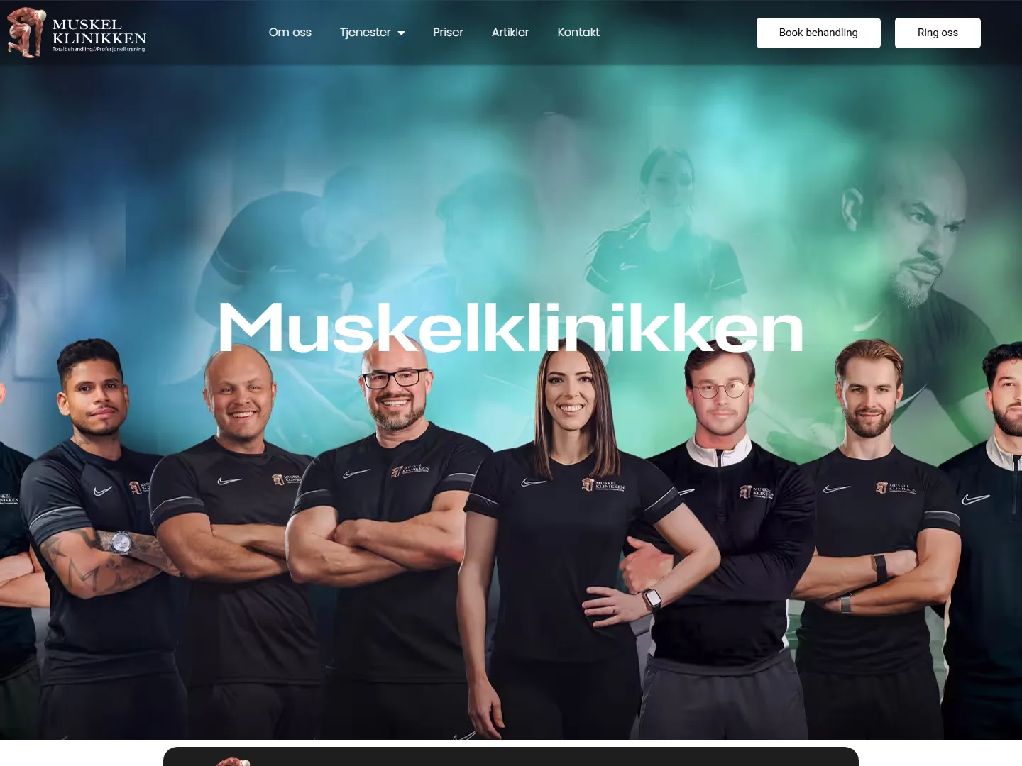 Muskelklinikken screenshot