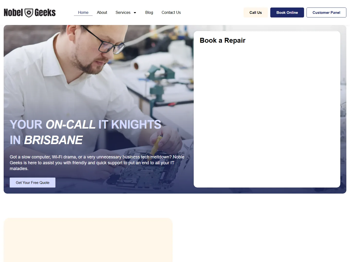 NobleGeeks screenshot